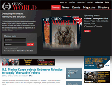 Tablet Screenshot of cbrneworld.com
